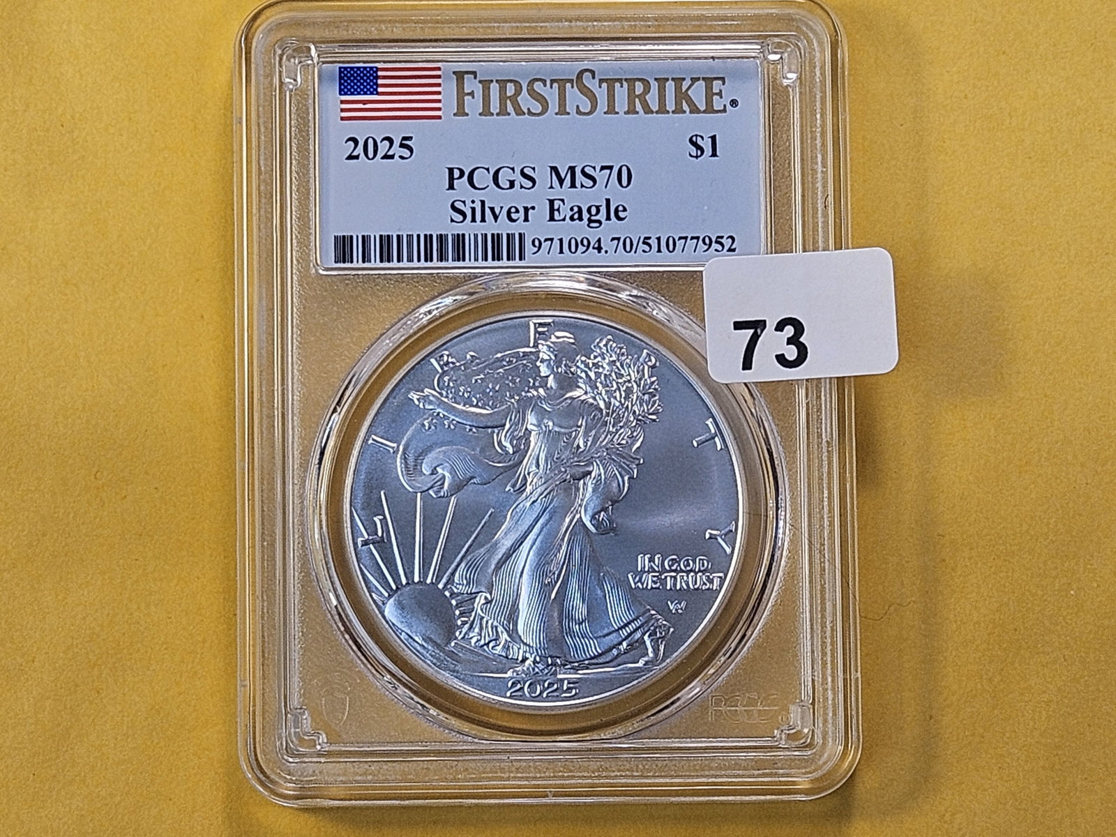 PERFECT! PCGS 2025 American Silver Eagle in Mint State 70 - 2