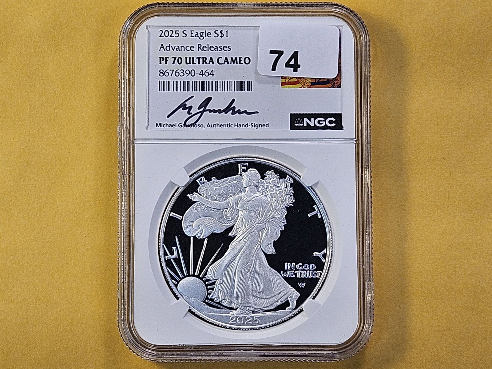 PERFECT! NGC 2025-S American Silver Eagle in Proof 70 Ultra Cameo - 2