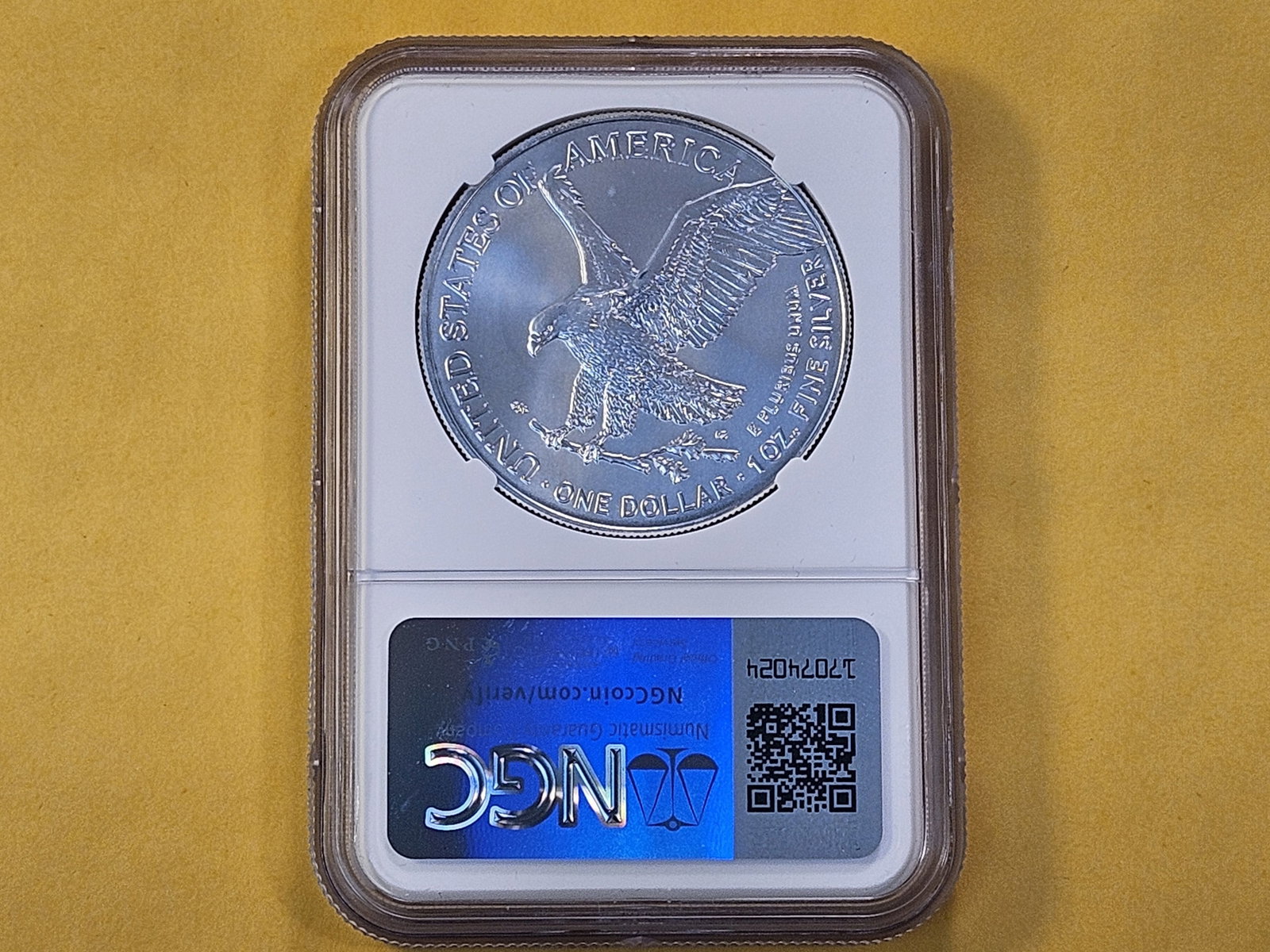 NGC 2024 American Silver Eagle in Mint State 69 - 3
