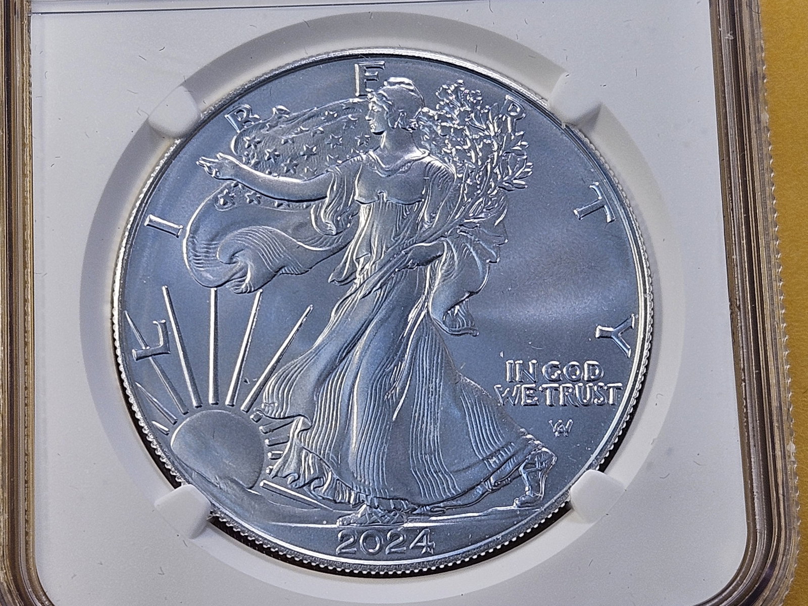 PERFECT! NGC 2024 American Silver Eagle in Mint State 69: In First Release Holder
