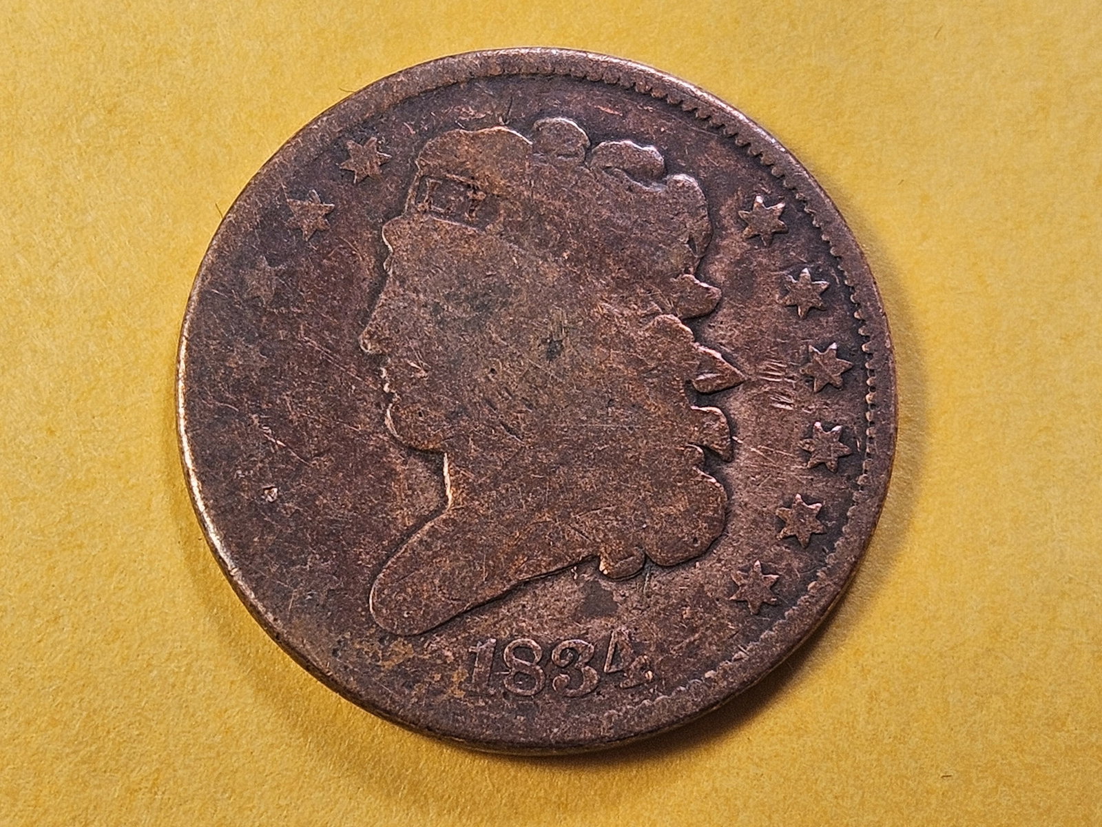 1834 Classic Head Half Cent (1 of 4)