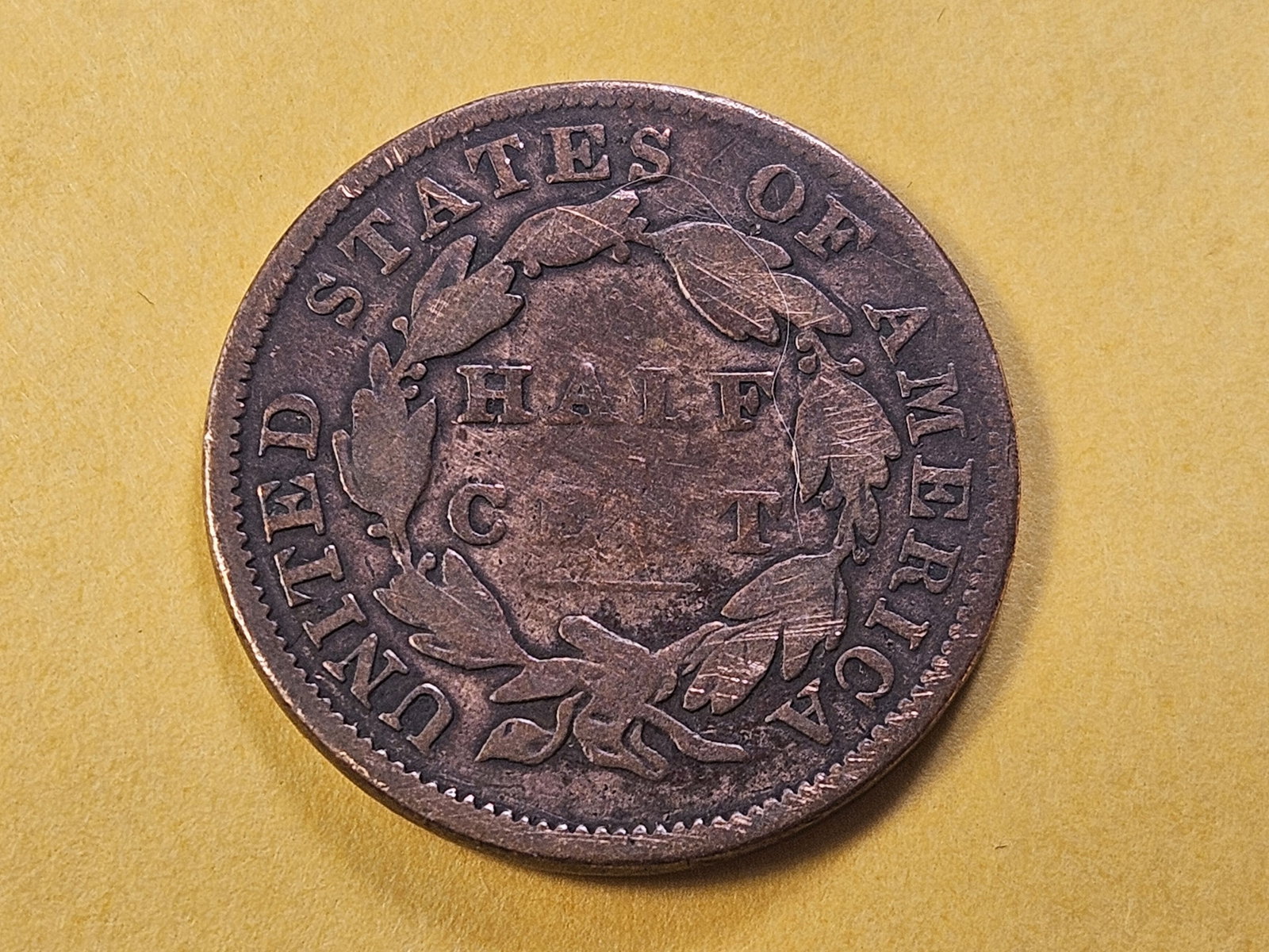 1834 Classic Head Half Cent - 4