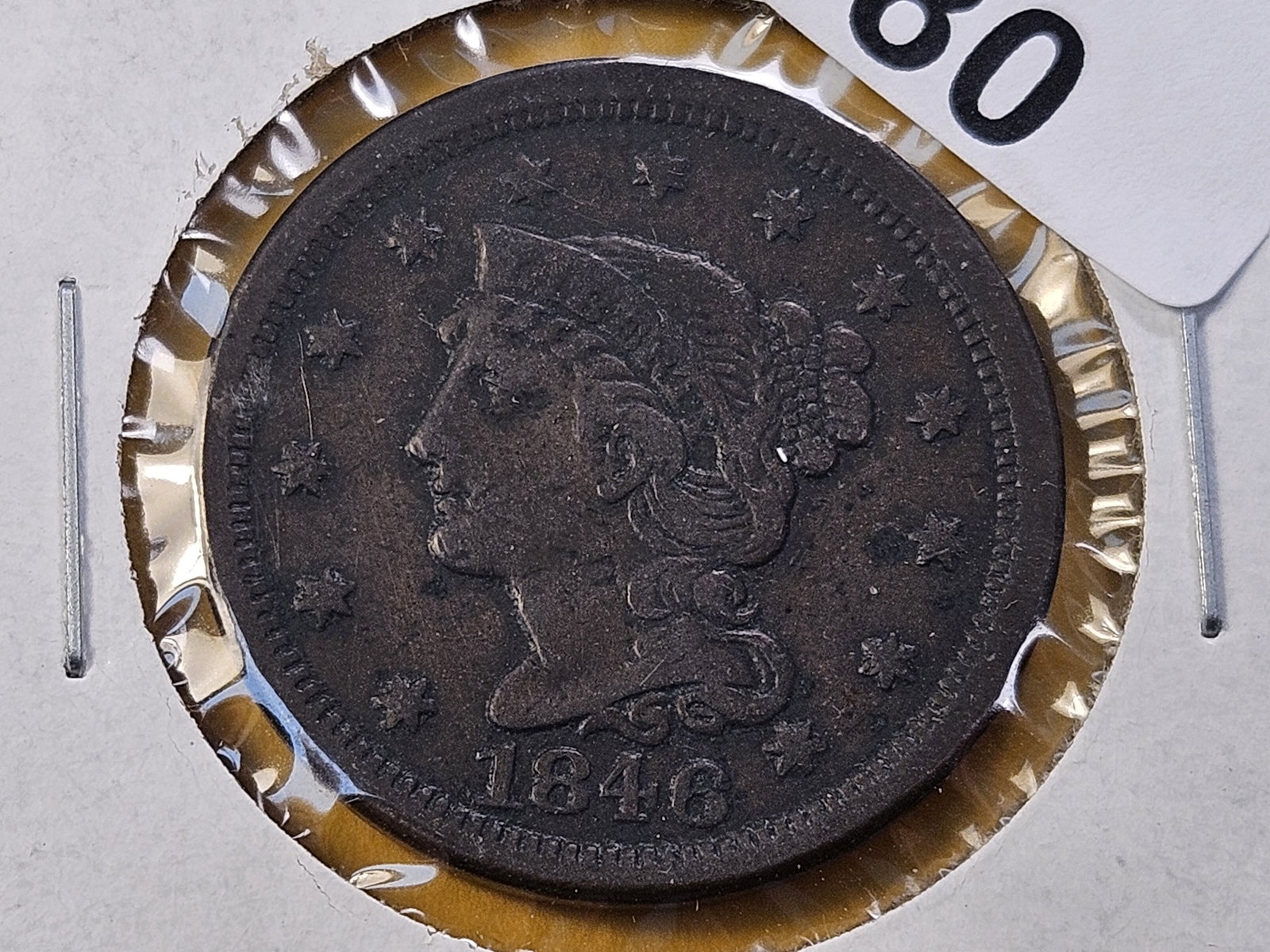 Two Circulated US Large Cents - 2