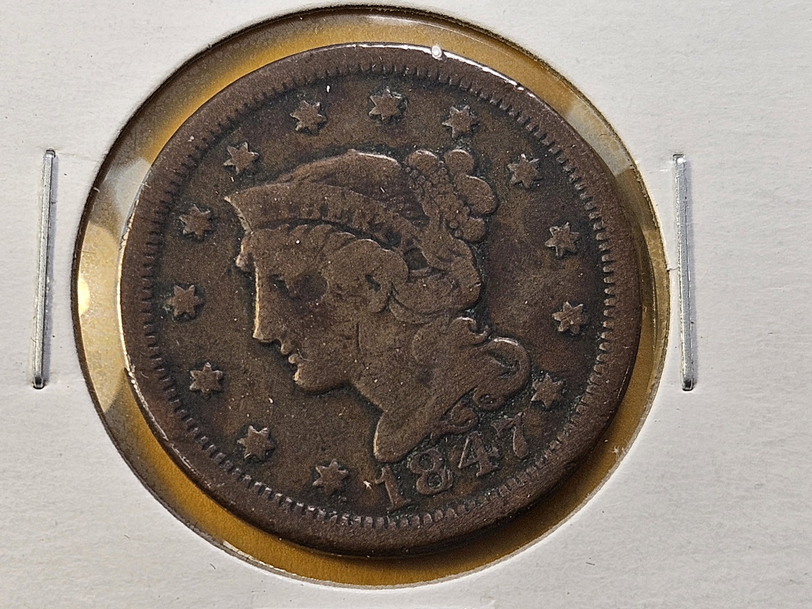 Two Circulated US Large Cents - 3