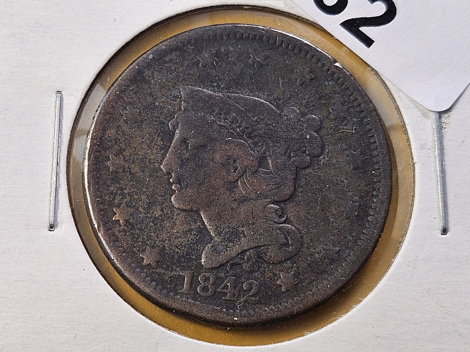 Two Braided Hair Large Cents - 2