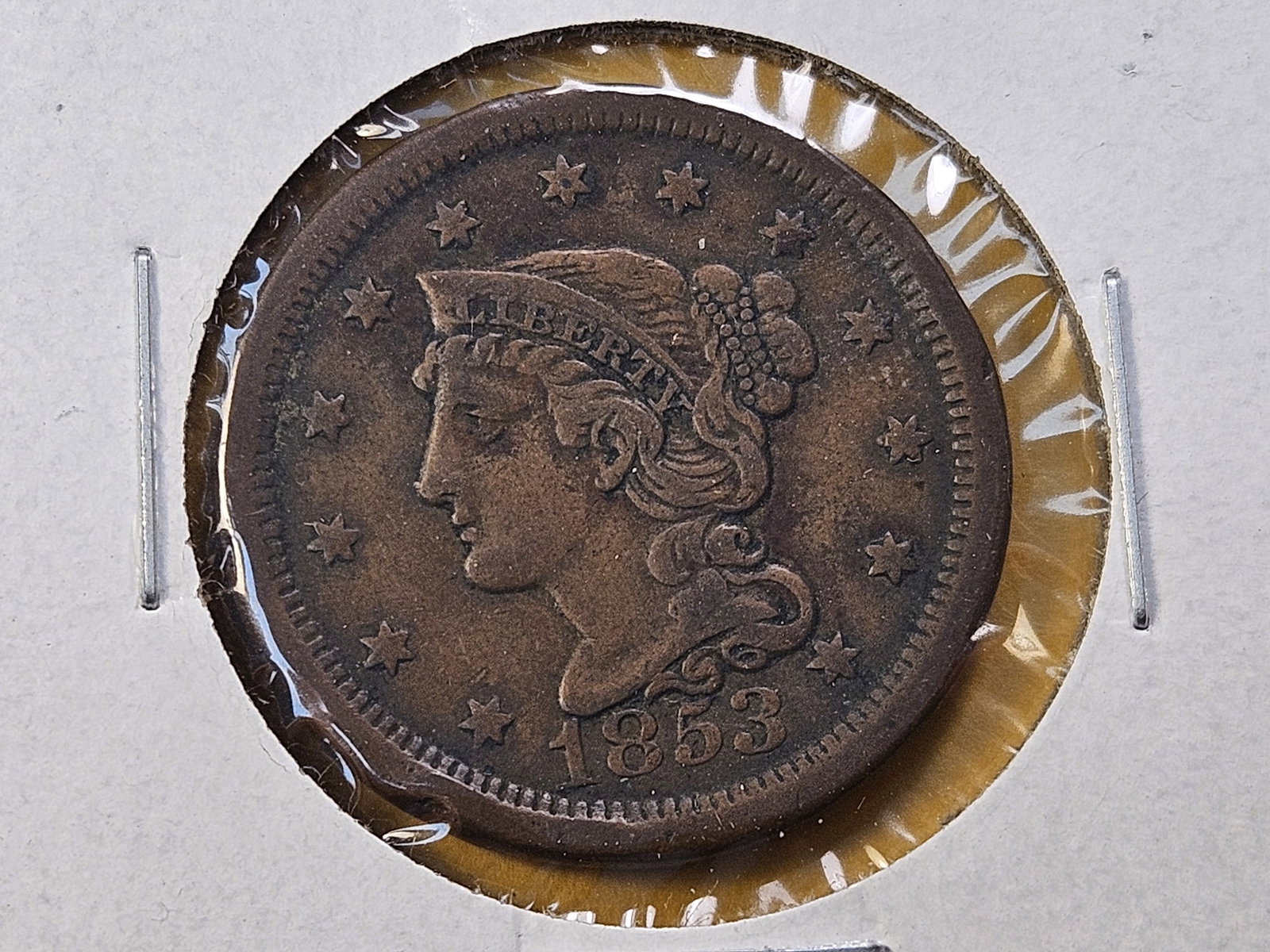 Two Braided Hair Large Cents - 3
