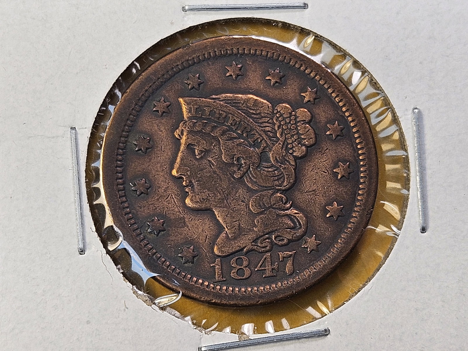 Two Circulated US Large Cents - 3