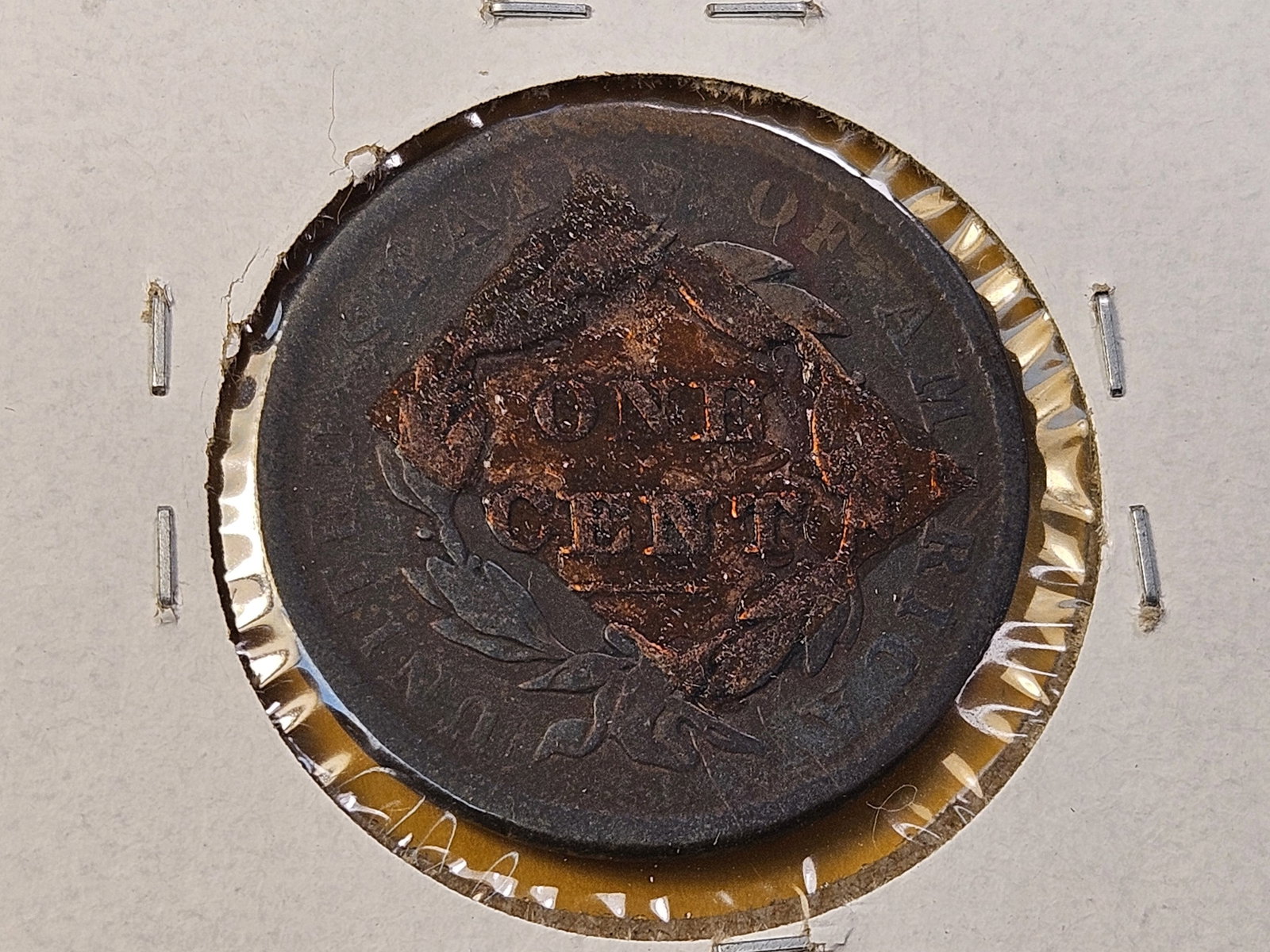 Two Circulated US Large Cents - 5