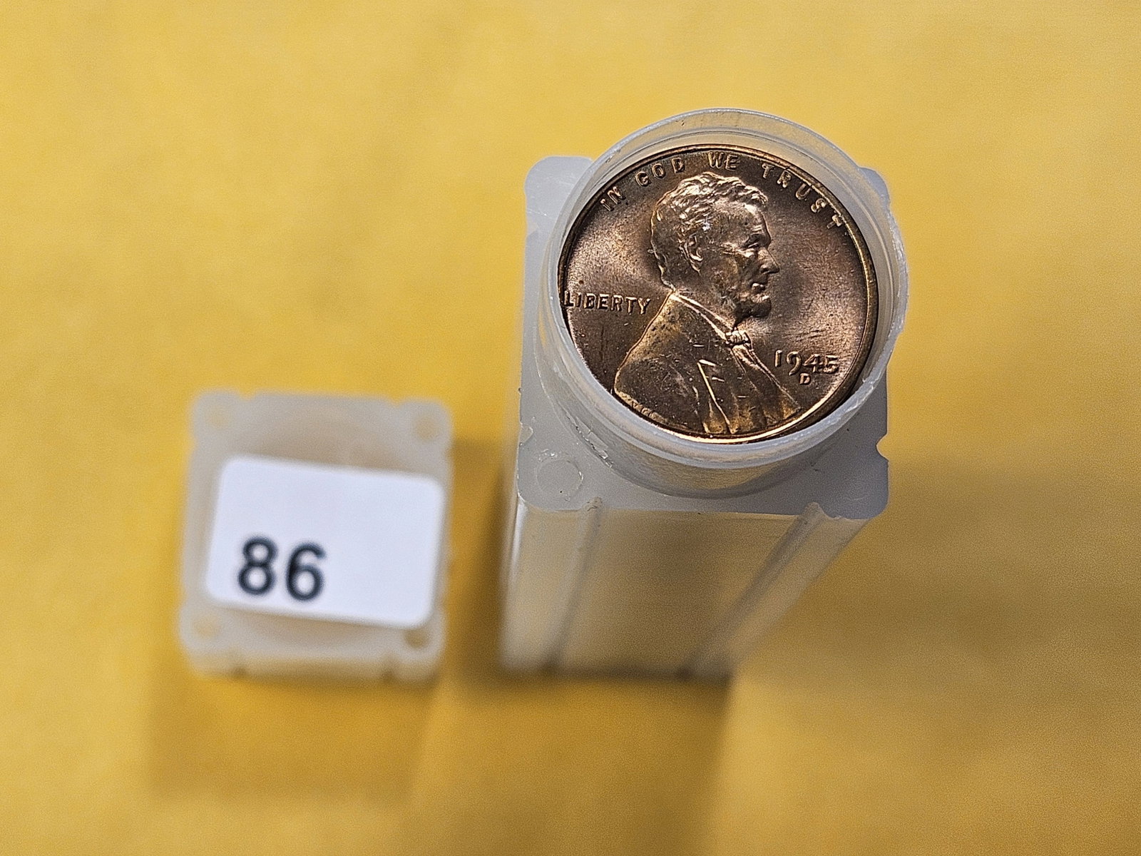 Brilliant Uncirculated Roll of Mixed Lincoln Wheat Cents: Brilliant Uncirculated Full Roll! Mixed dates!