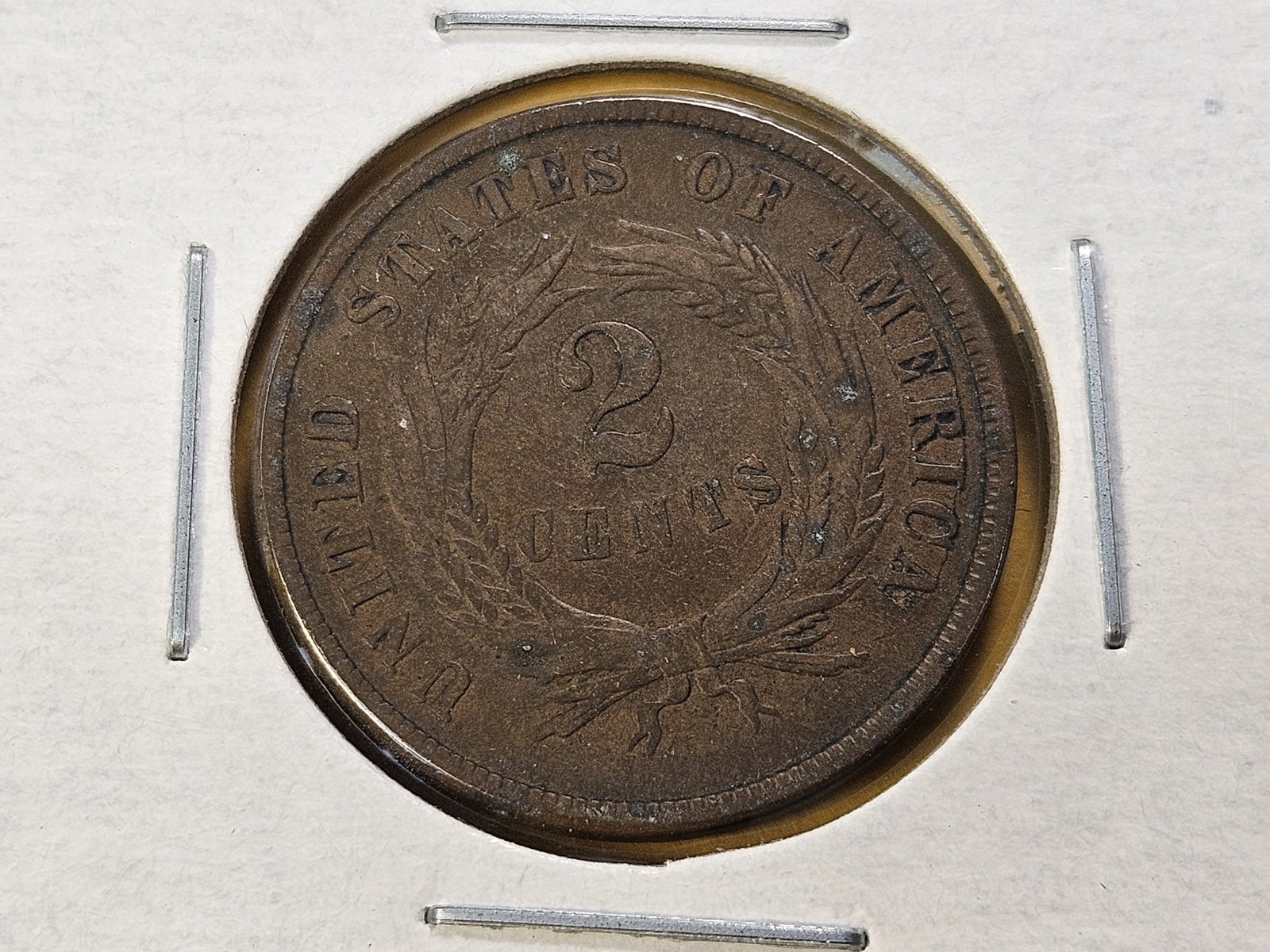 Three Circulated Two Cent Pieces - 6