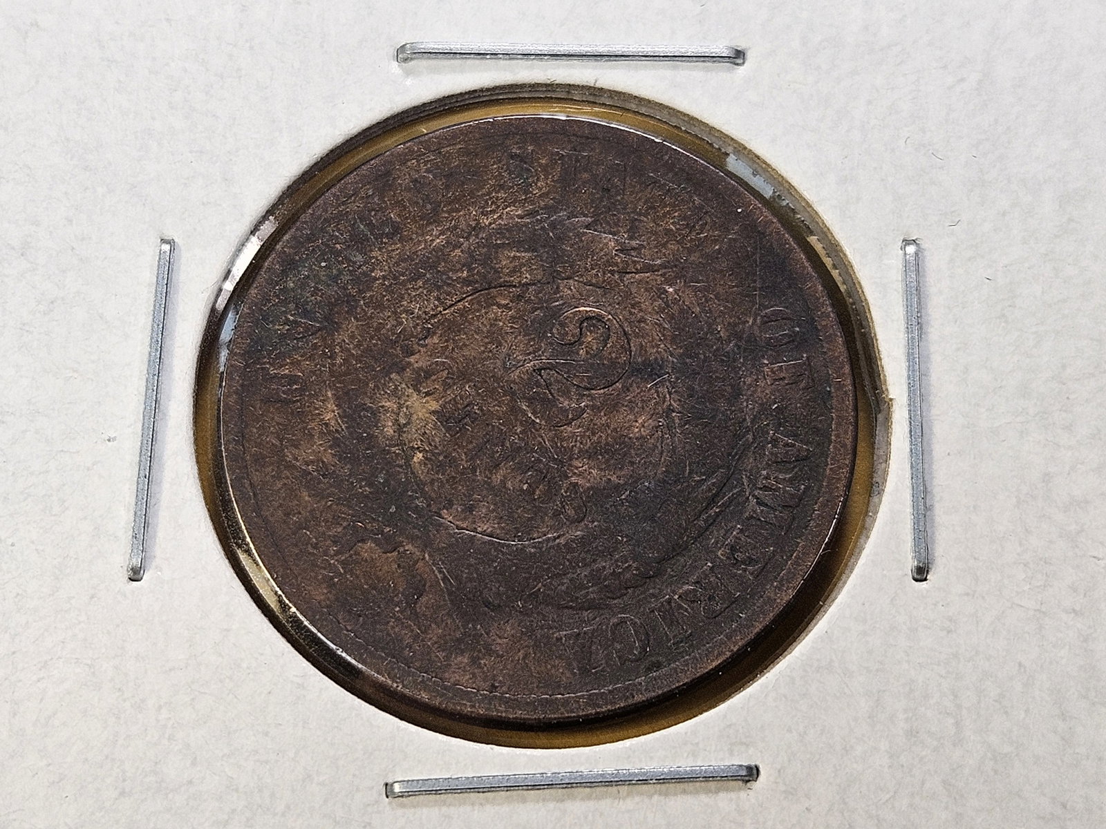 Three Circulated Two Cent Pieces - 8