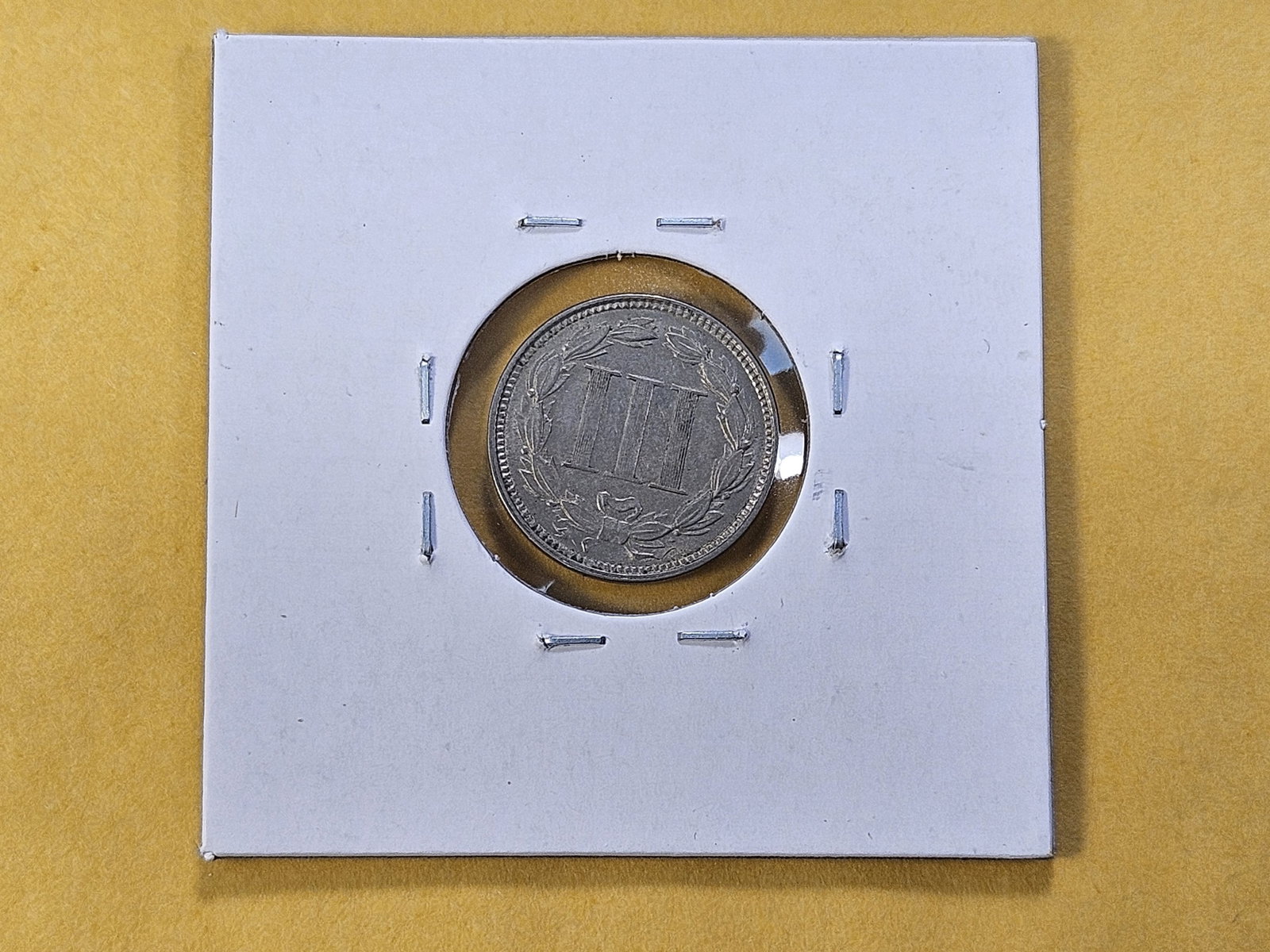 Better Grade 1865 Three Cent Nickel - 4