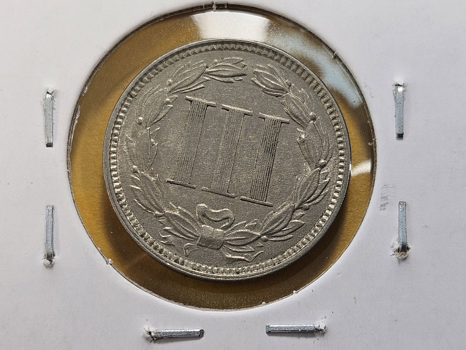 Better Grade 1865 Three Cent Nickel - 5