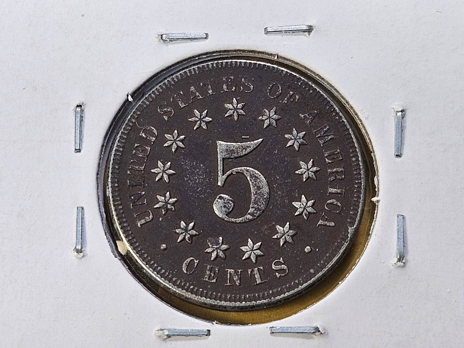Better Grade 1867 Shield Nickel - 4