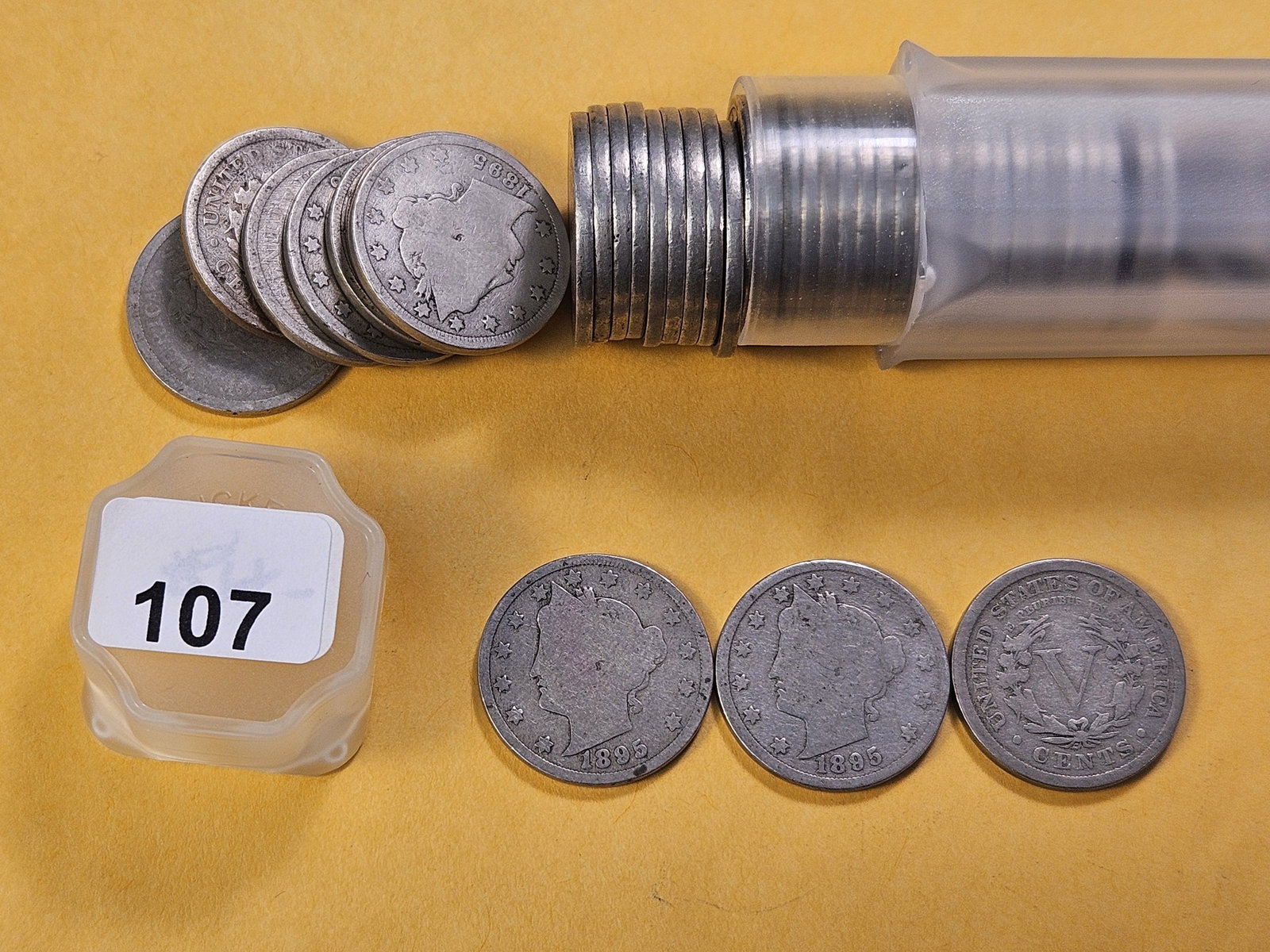 Forty-Eight Mixed Liberty V Nickels - 3