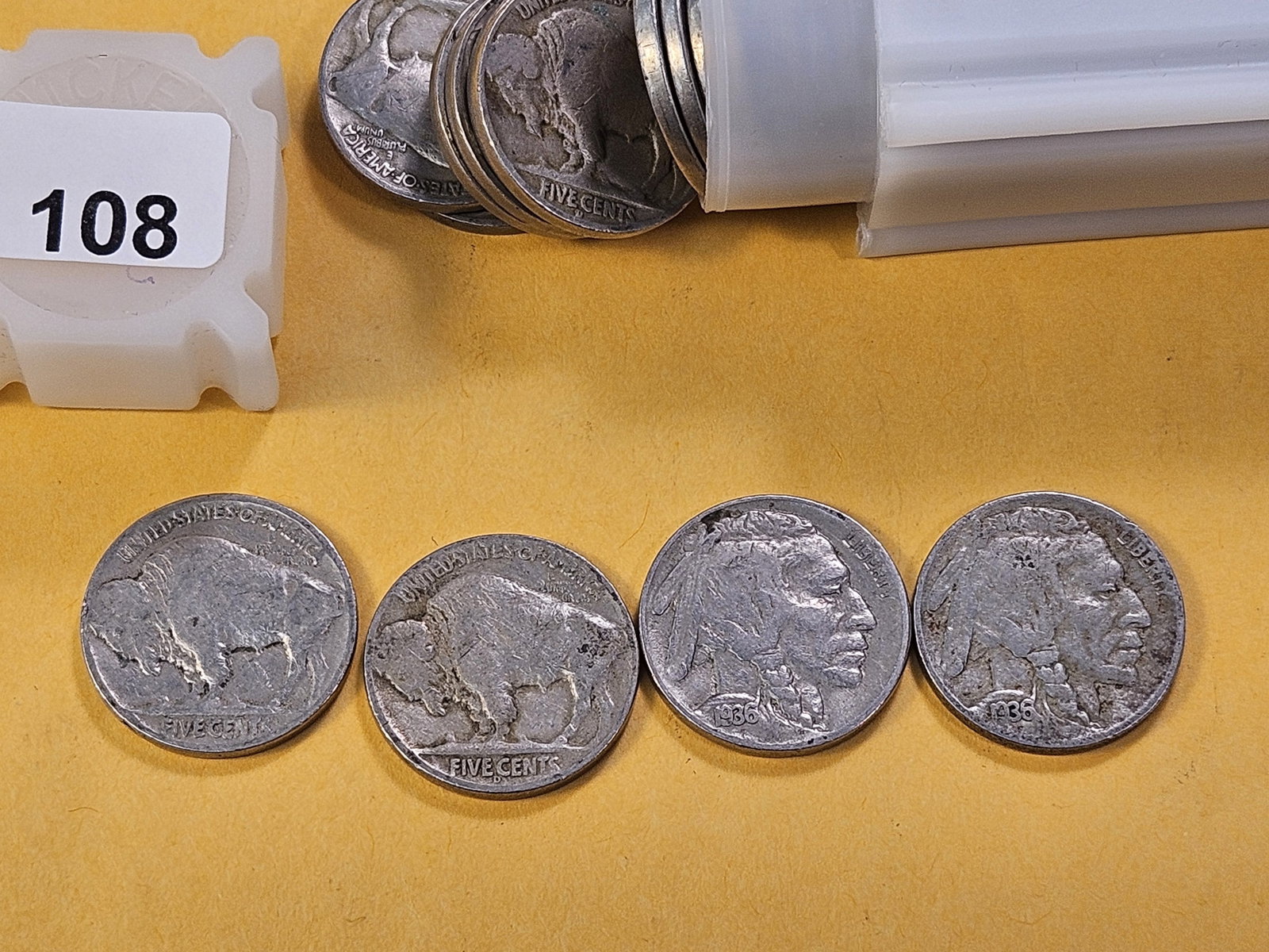 Full Roll of Buffalo Nickels - 3