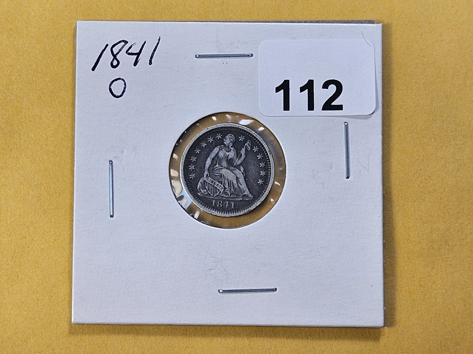 1841-O Seated Liberty Silver Half Dime - 2