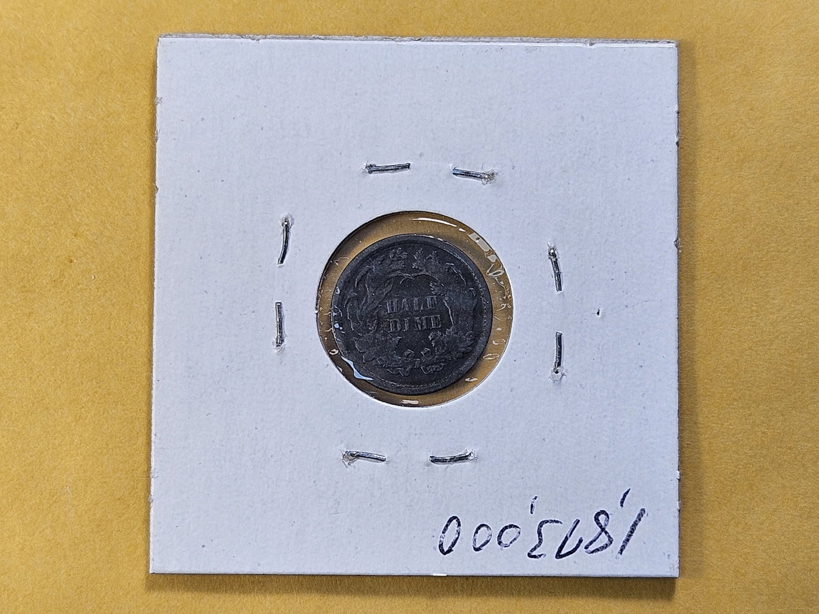 1871 Seated Liberty Silver Half Dime - 3