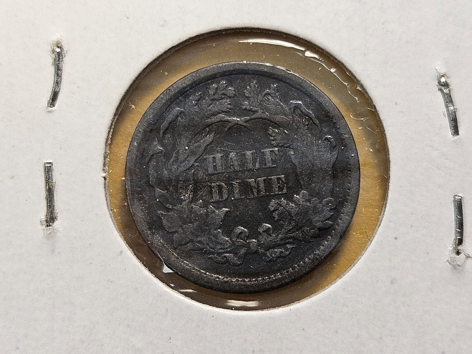 1871 Seated Liberty Silver Half Dime - 4
