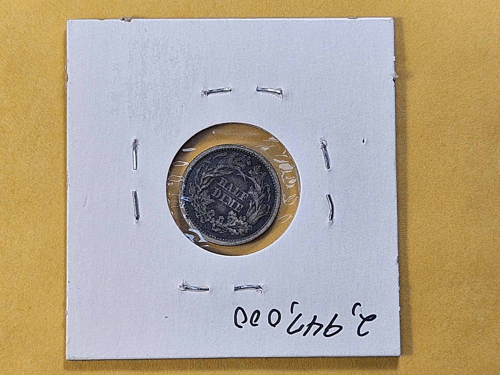 1872 Seated Liberty Silver Half Dime - 3