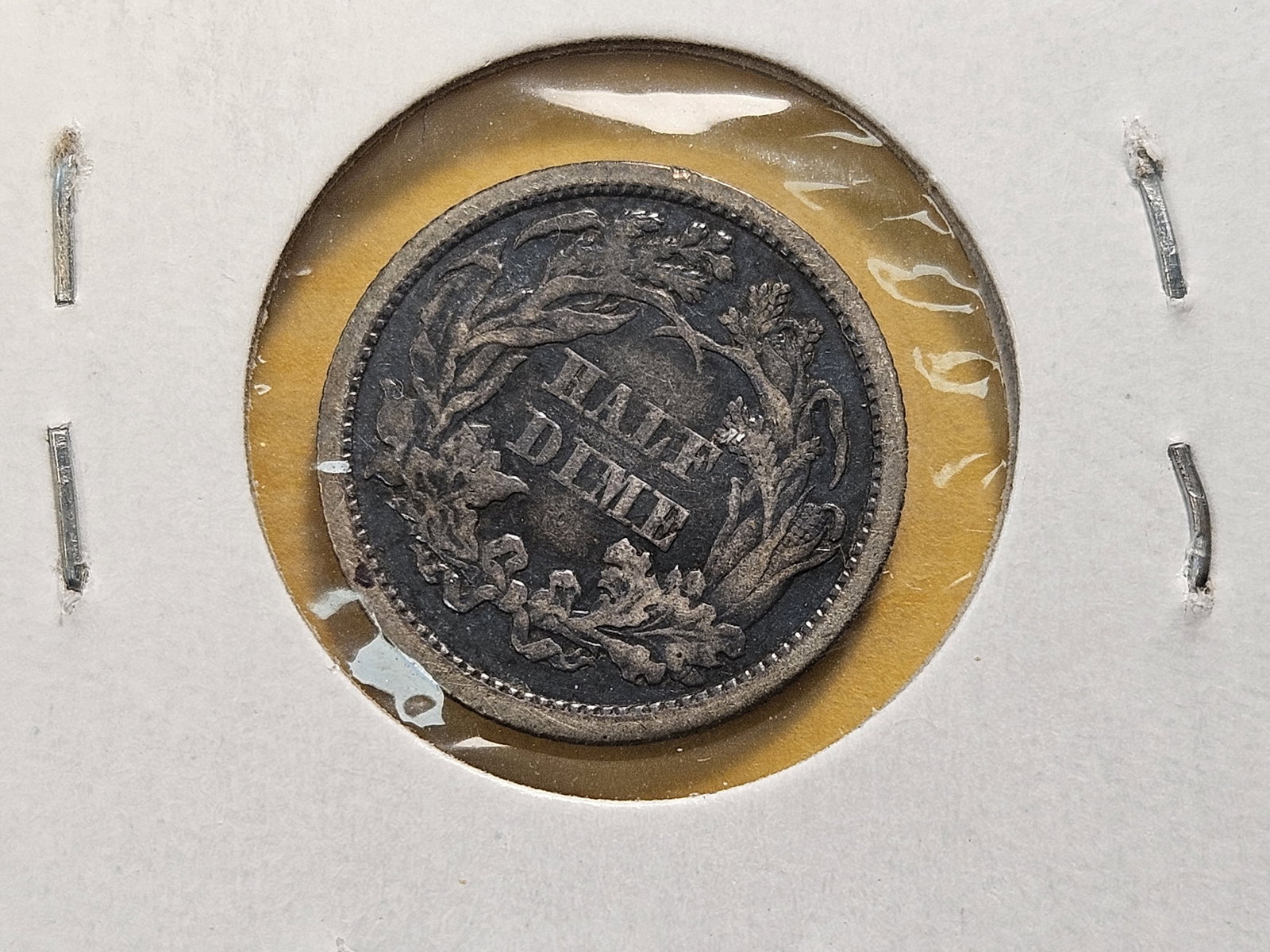 1872 Seated Liberty Silver Half Dime - 4