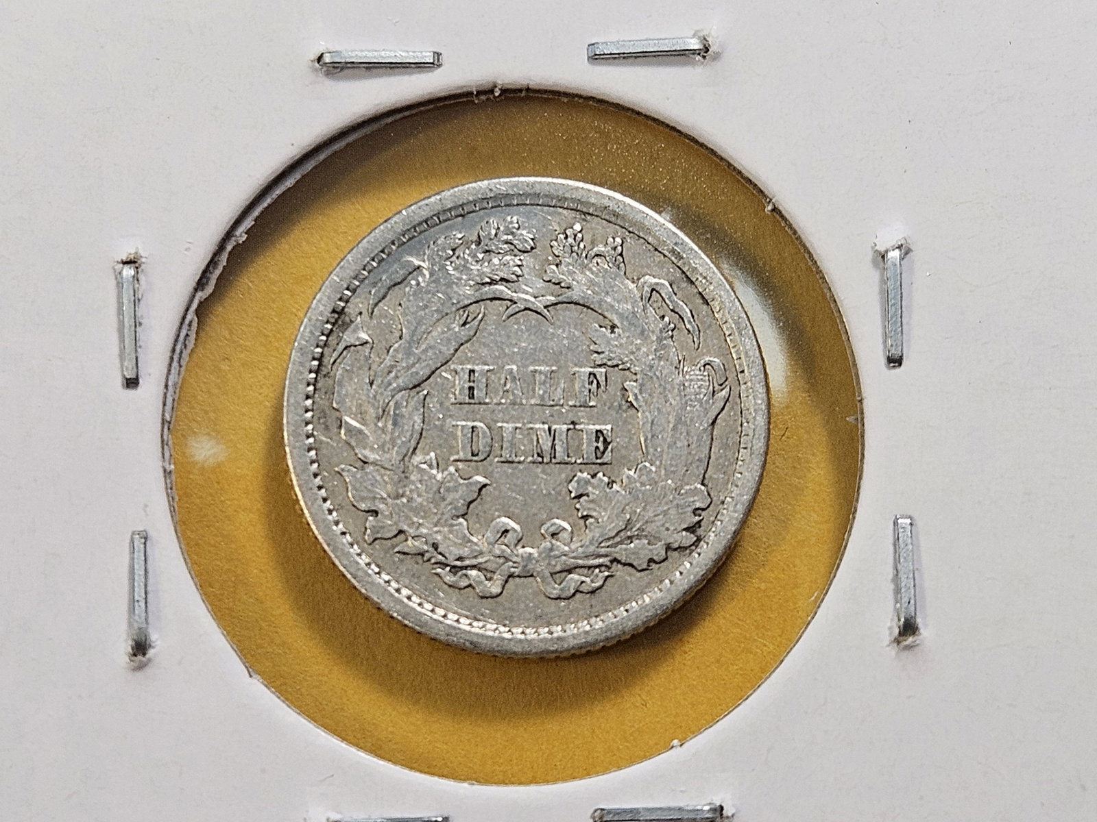 Better Grade 1872 Seated Liberty Silver Half Dime - 4
