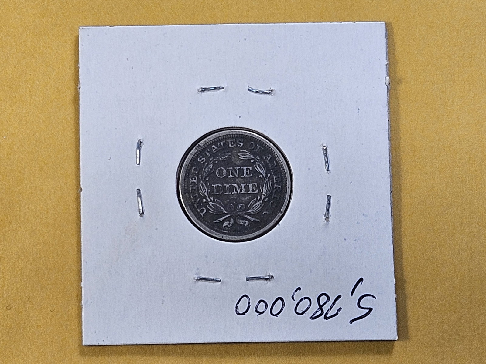 Better Grade 1856 Seated Liberty Silver Dime - 4
