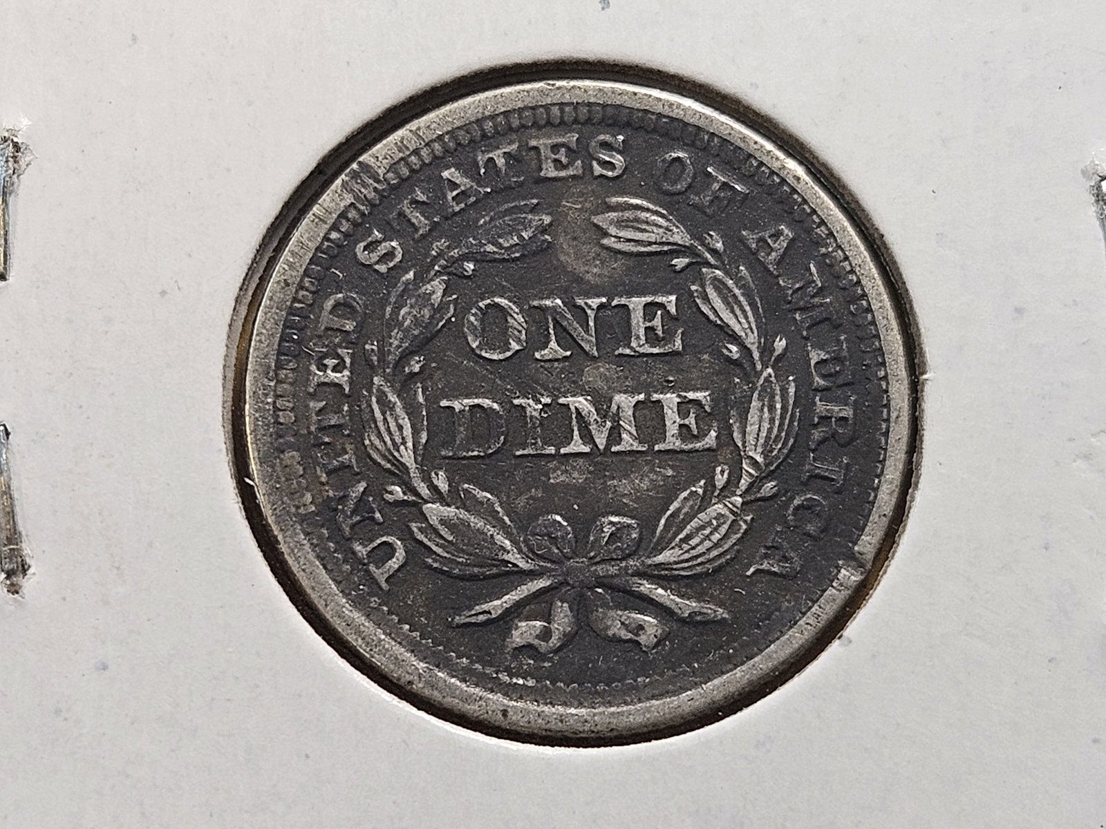Better Grade 1856 Seated Liberty Silver Dime - 5