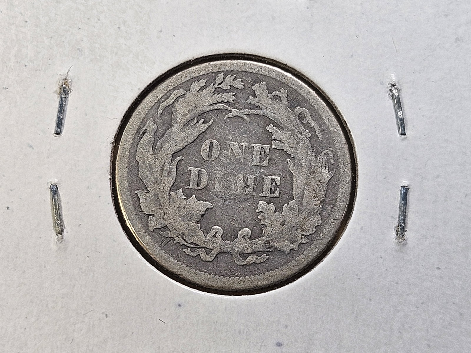Two Circulated Seated Liberty Silver Dimes - 5