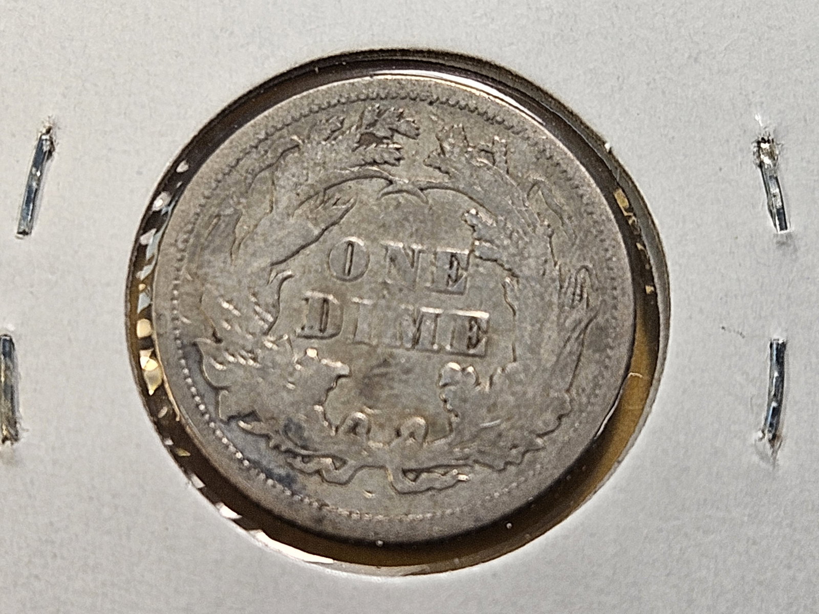 Two Circulated Seated Liberty Silver Dimes - 6