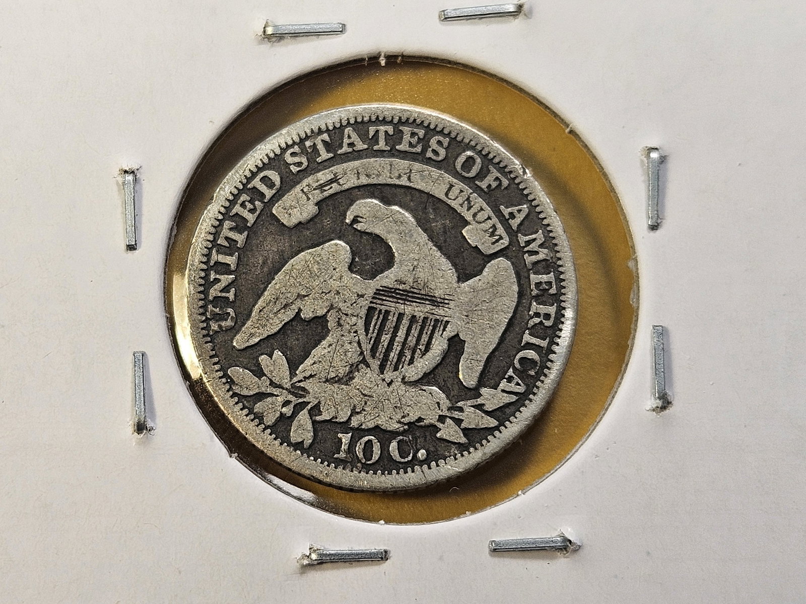 Two Circulated Bust Silver Dimes - 6