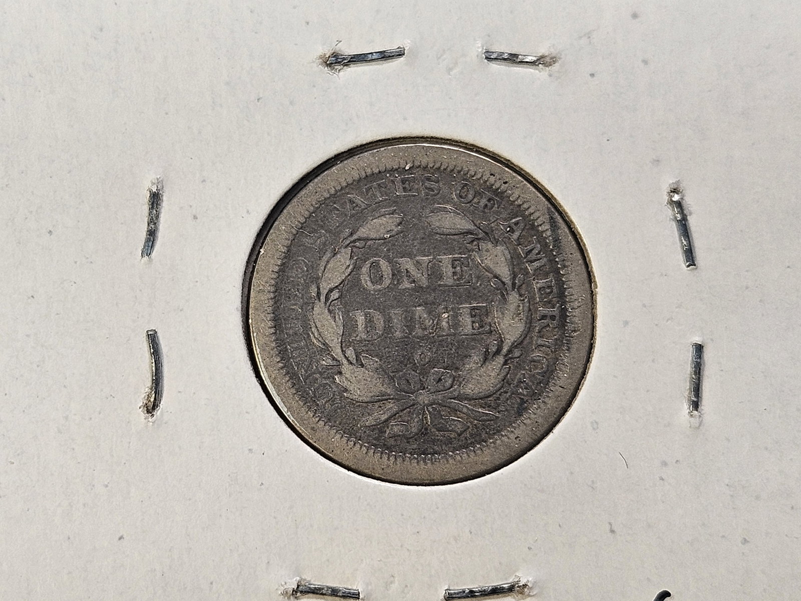 Three Circulated Seated Liberty Silver Dimes - 7