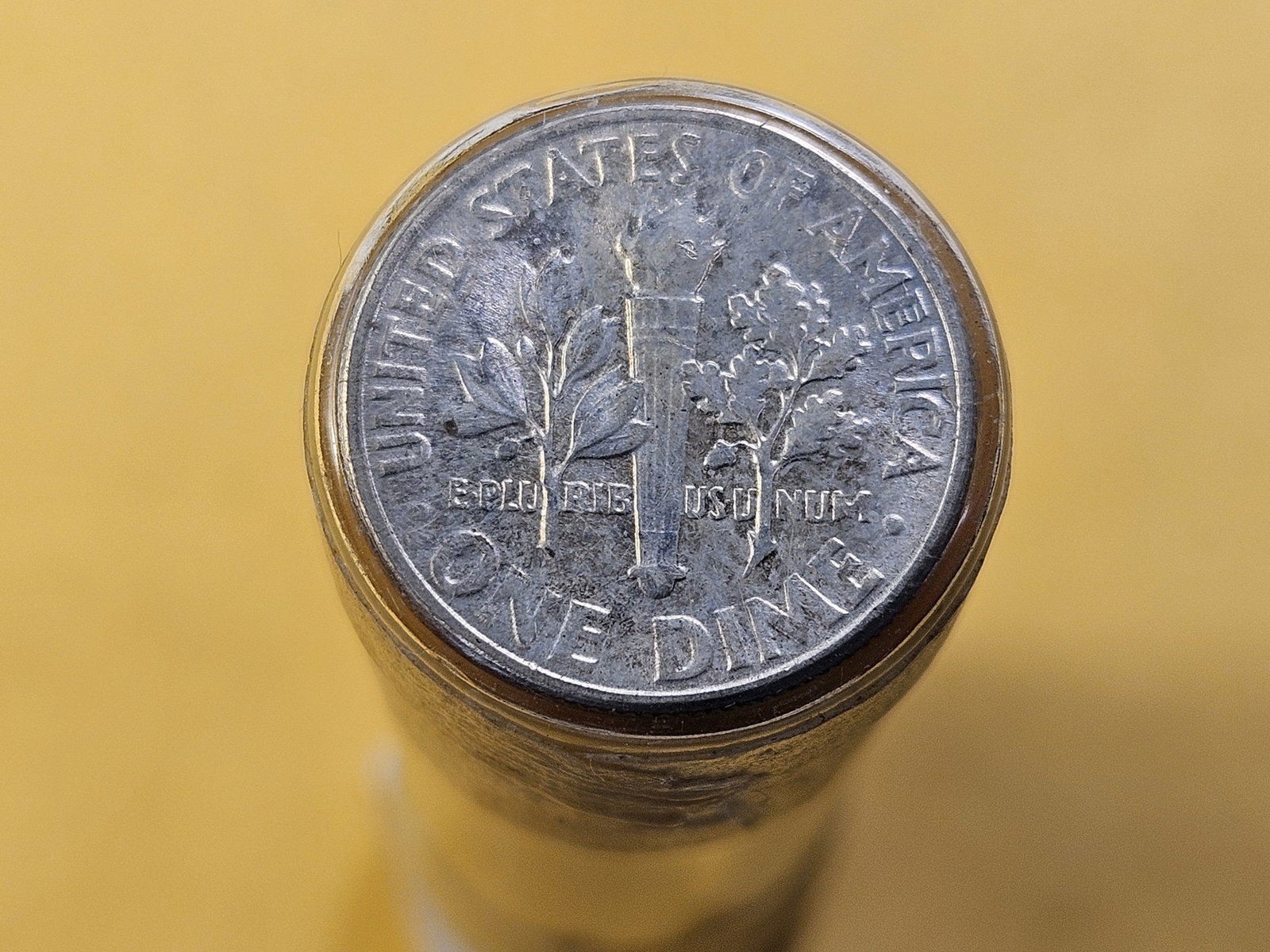 BU Full Roll of 1958 Roosevelt Silver Dimes - 2