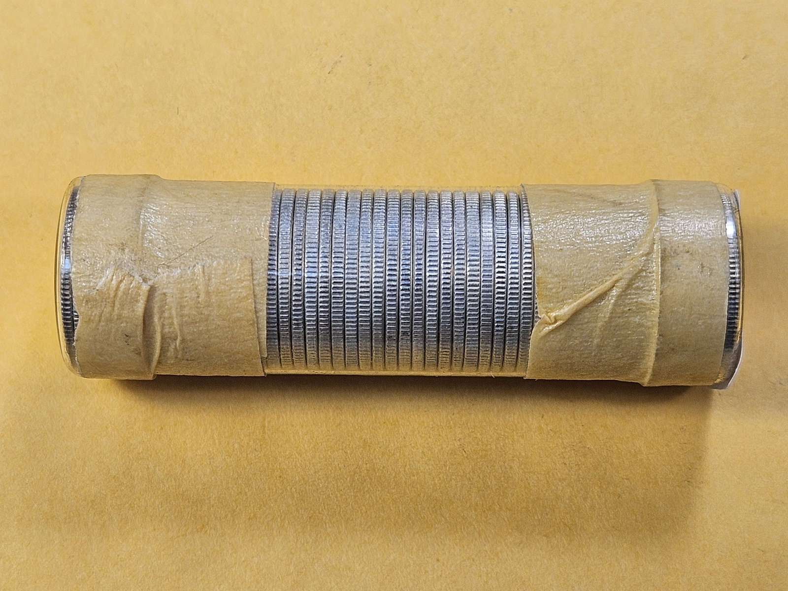 BU Full Roll of 1958 Roosevelt Silver Dimes - 3