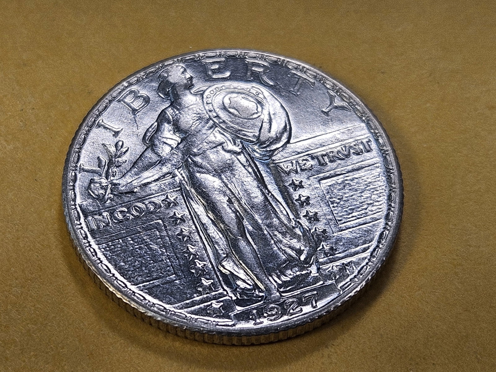 Better Grade 1927 Standing Liberty Silver Quarter - 6