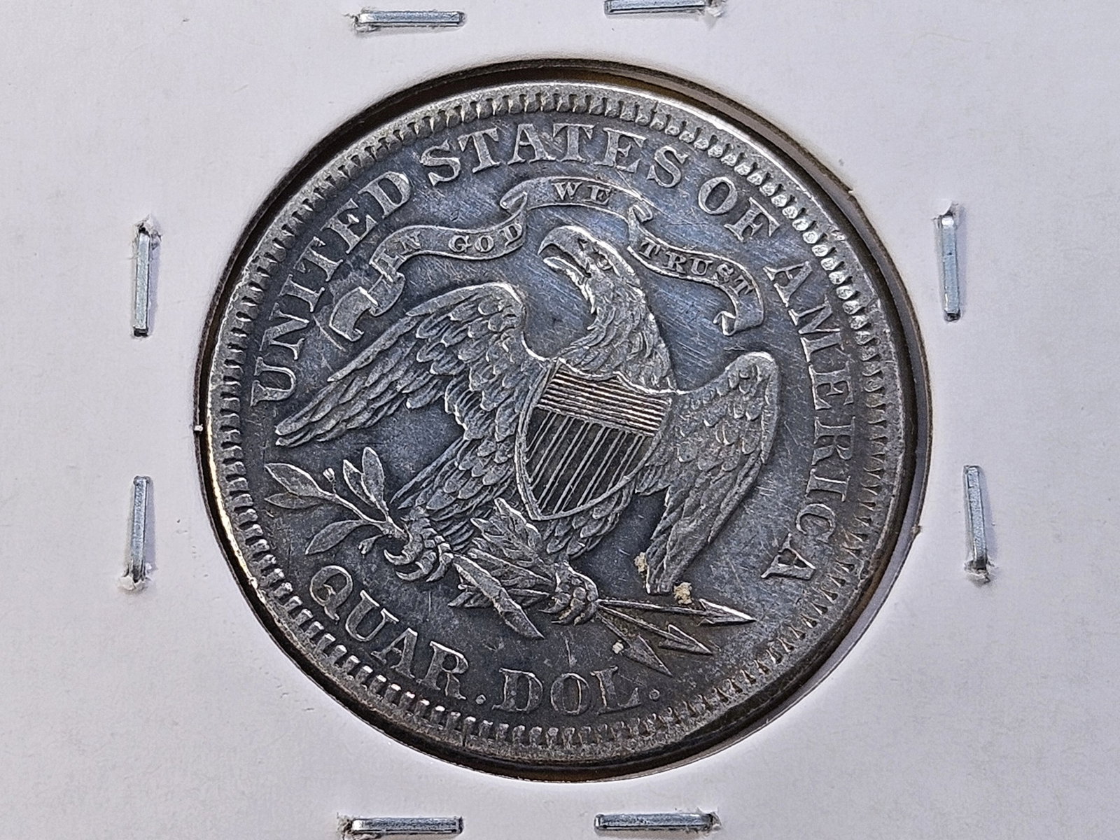 Better Grade 1891 Seated Liberty Silver Quarter - 4
