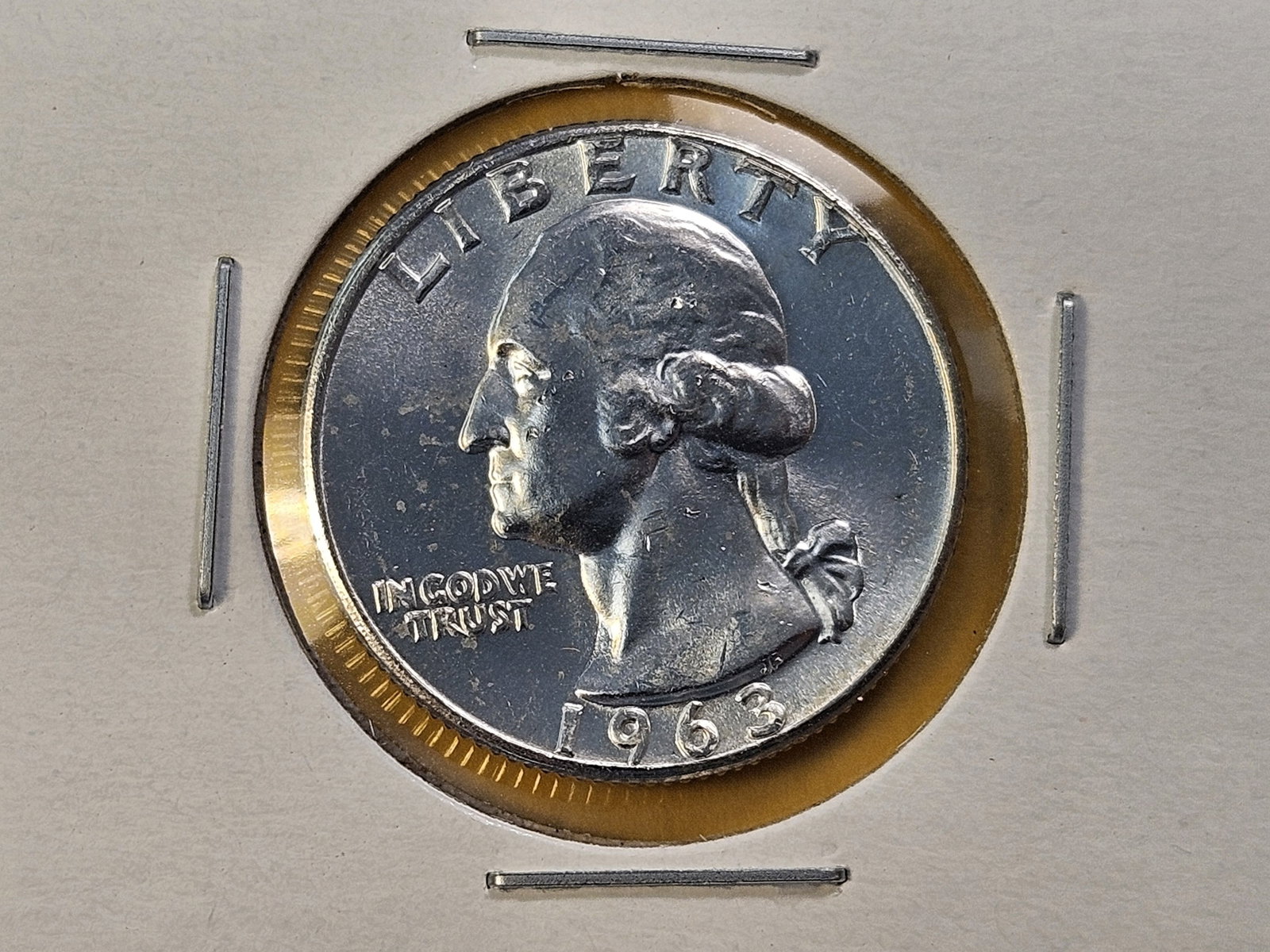 Five Brilliant Uncirculated Washington Silver Quarters - 3