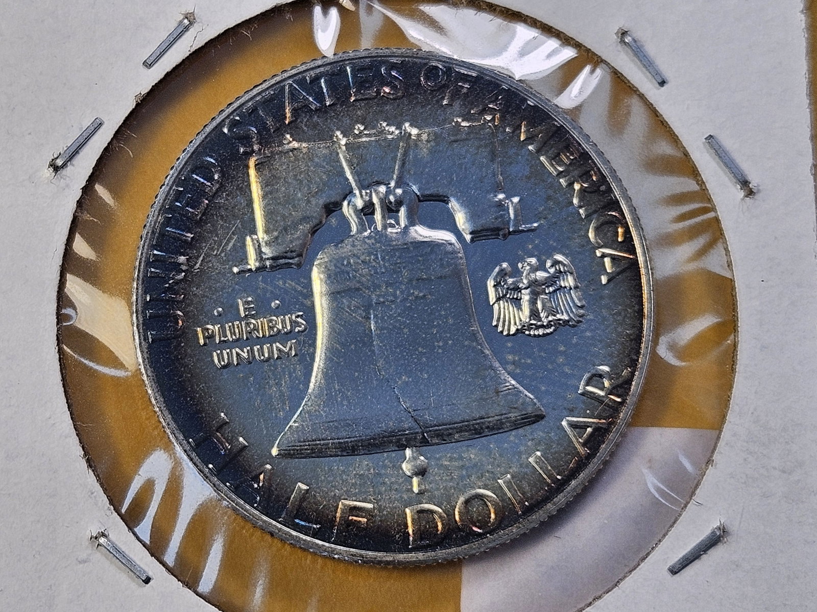 GEM Proof 1963 Franklin Silver Half Dollar - 4