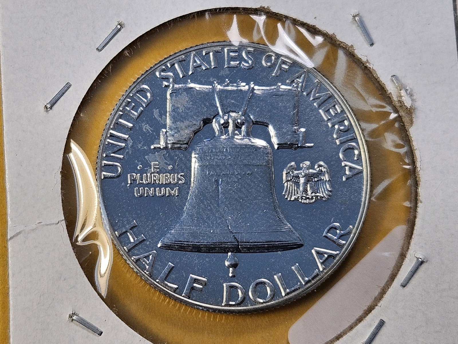 Two GEM Proof Franklin Silver Half Dollars - 5