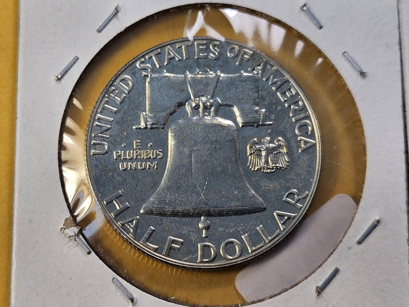 Two GEM Proof Franklin Silver Half Dollars - 5