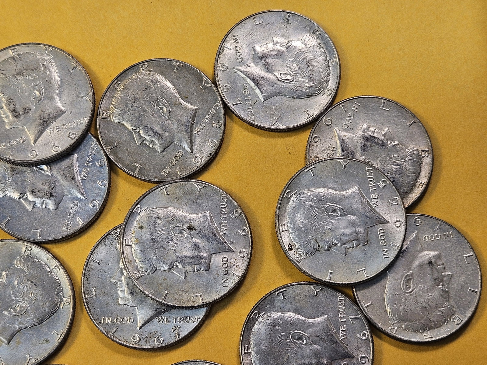 Twenty-two 40% Silver Kenndy Half Dollars - 3