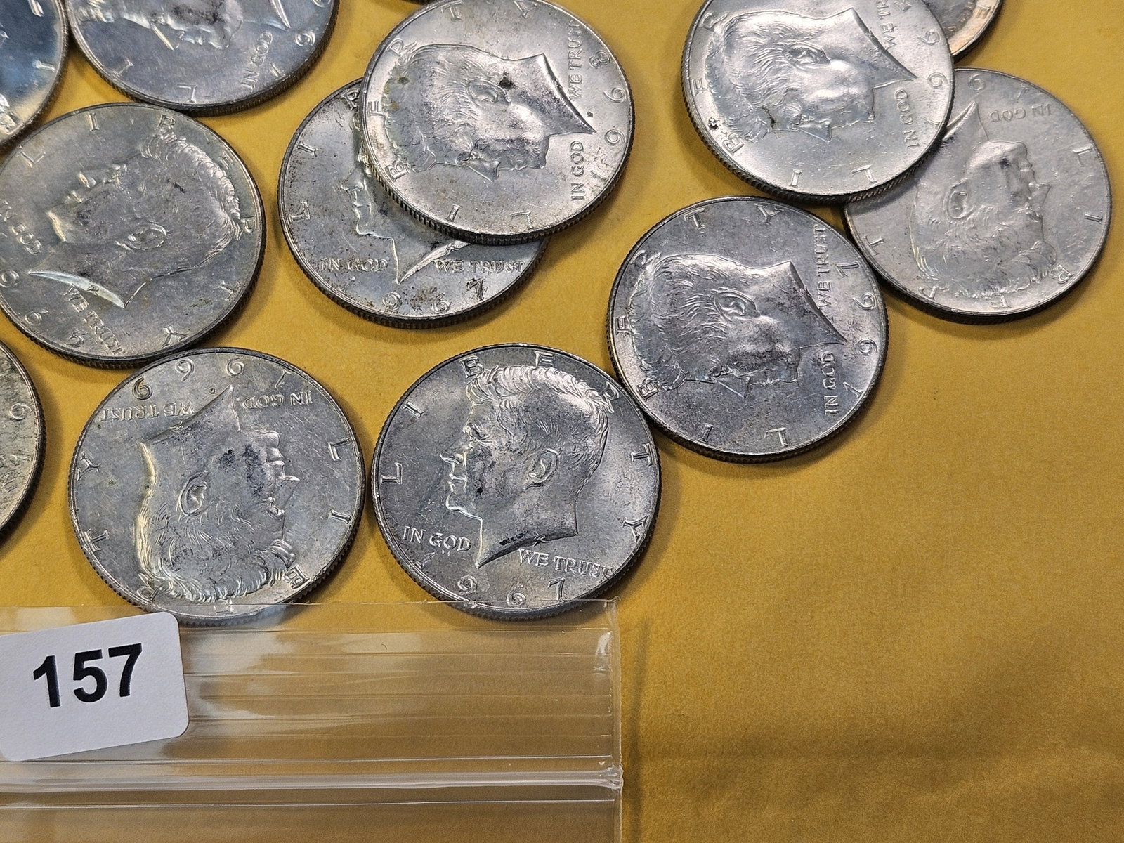 Twenty-two 40% Silver Kenndy Half Dollars - 5