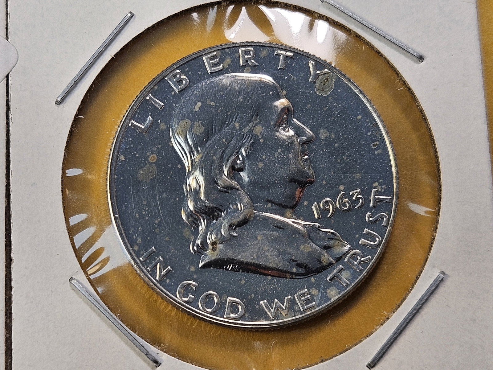 Two GEM Proof Franklin Silver Half Dollars - 3