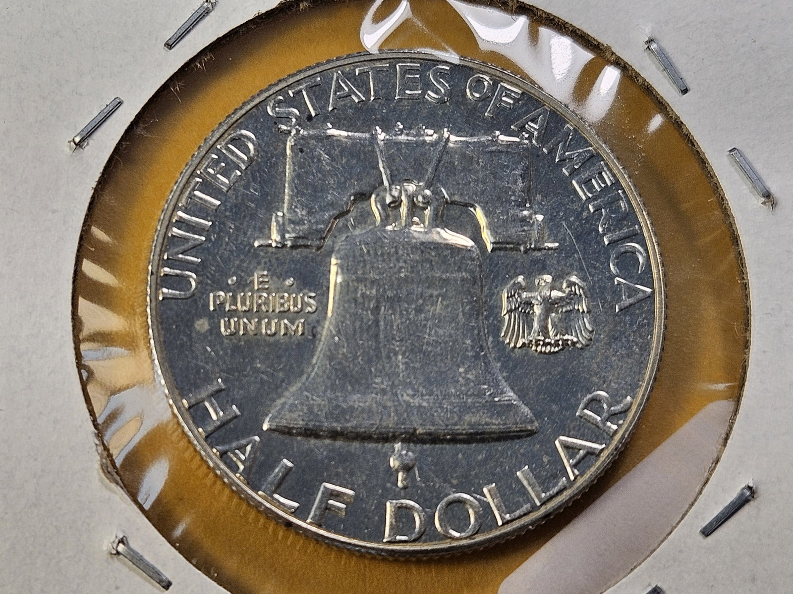 Two GEM Proof Franklin Silver Half Dollars - 5