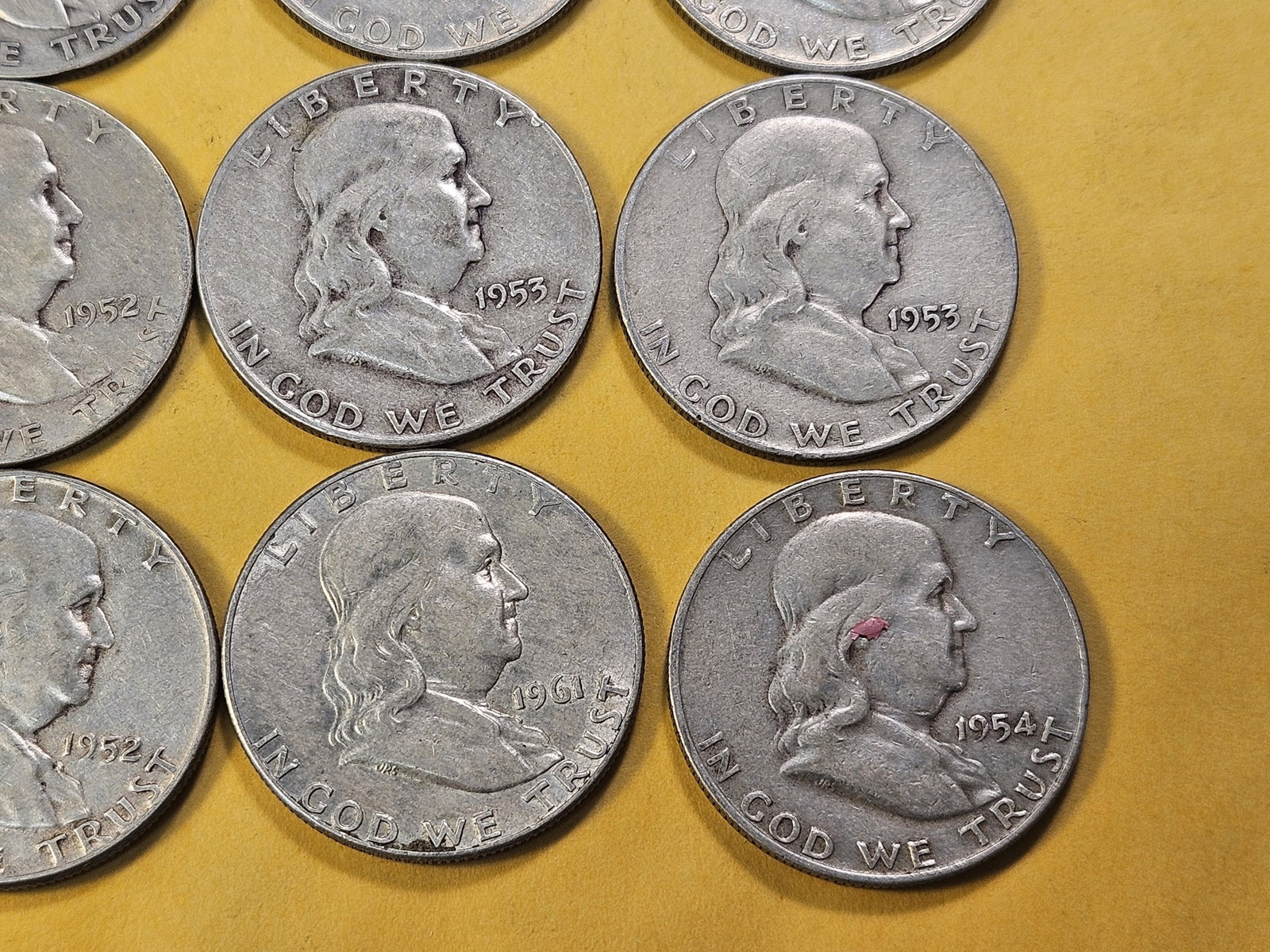 Full Roll! Twenty US Silver Half Dollars - 5