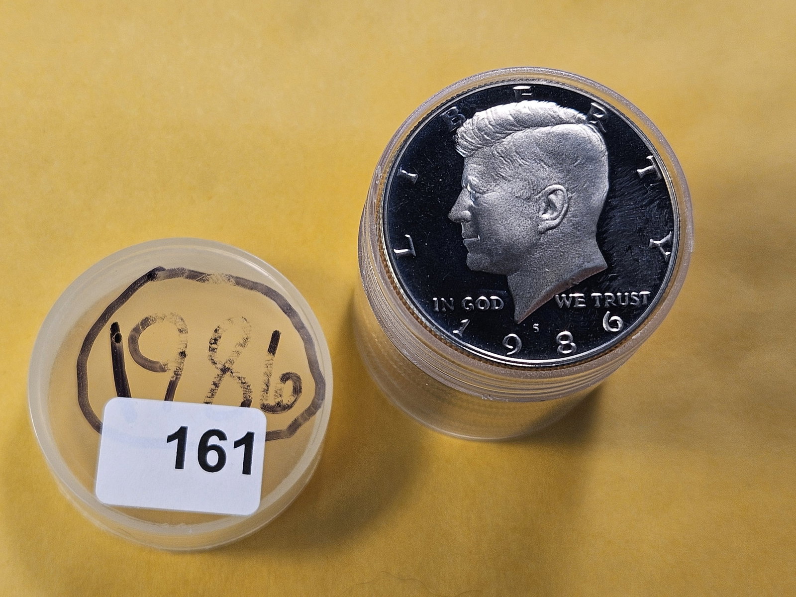 Full Roll of 1986 GEM Proof Kennedy Half Dollars: Twenty Kennedy Half Dollars