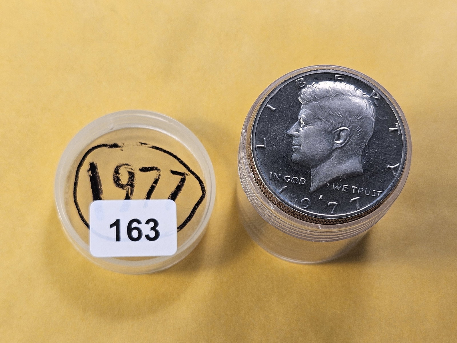 Full Roll of 1977 GEM Proof Kennedy Half Dollars: Twenty Kennedy Half Dollars