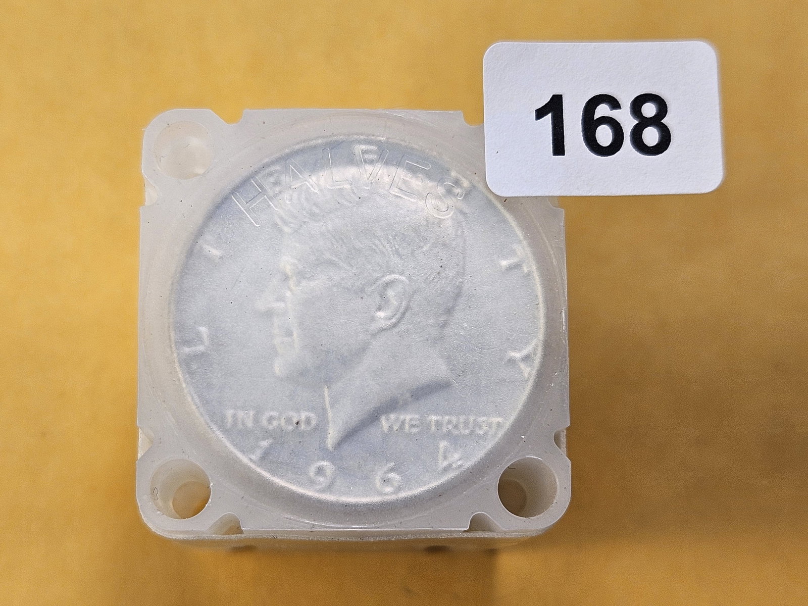 Full Roll! Twenty 1964 Kennedy Silver Half Dollars: Brilliant Uncirculated full roll! The end is sealed, from Consignor and unchecked by us