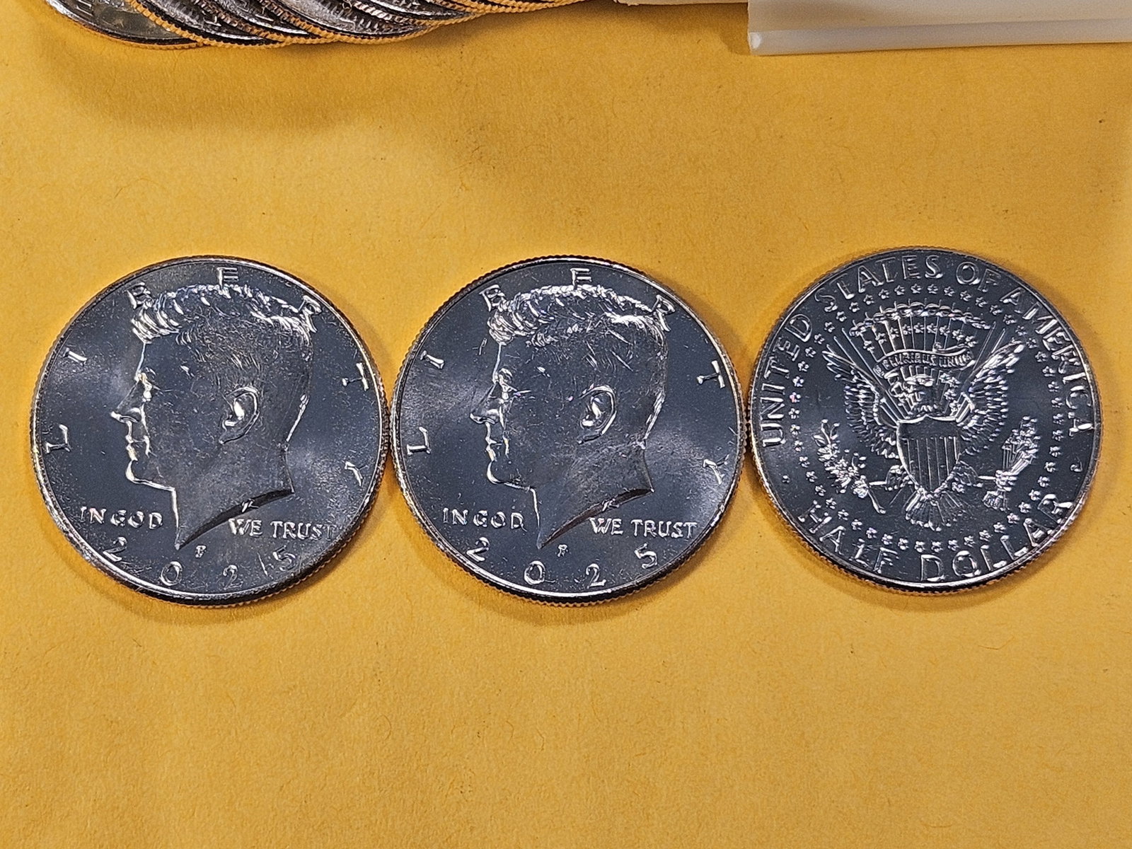 Full Roll of 2025 Kennedy Half Dollars - 3