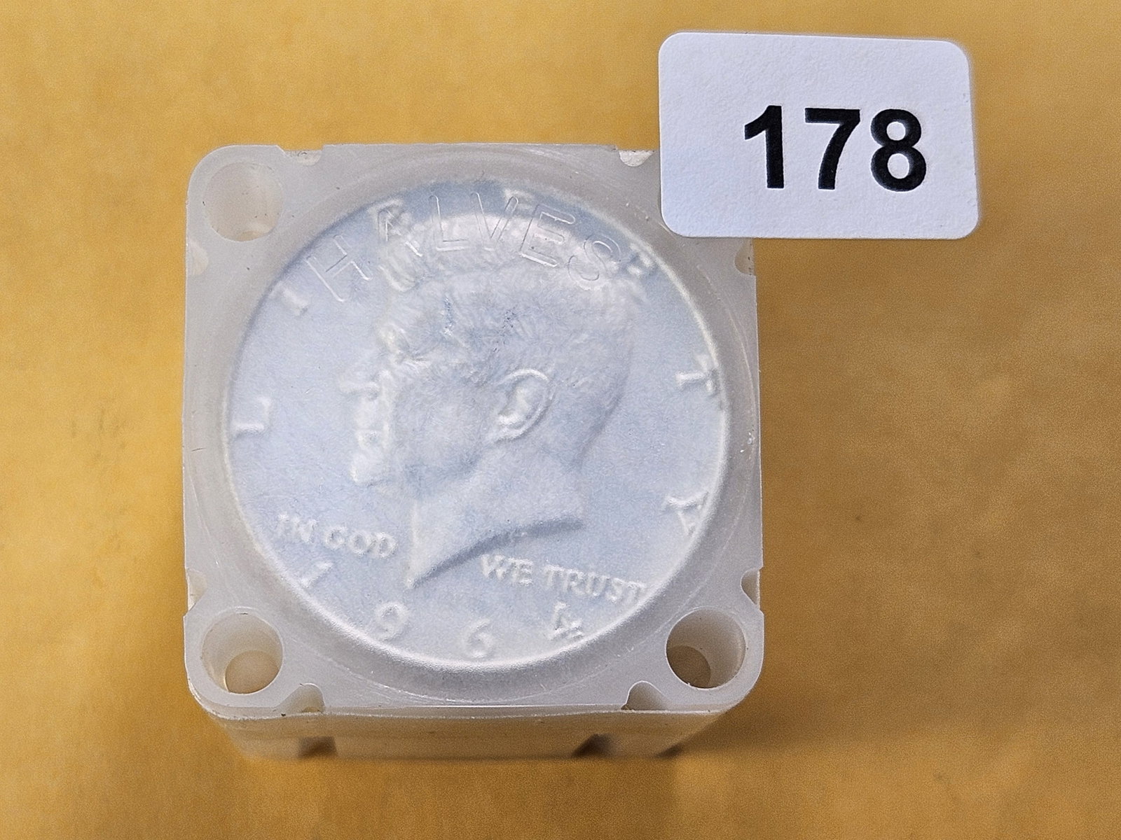 Full Roll! Twenty 1964 Kennedy Silver Half Dollars: Brilliant Uncirculated full roll! The end is sealed, from Consignor and unchecked by us
